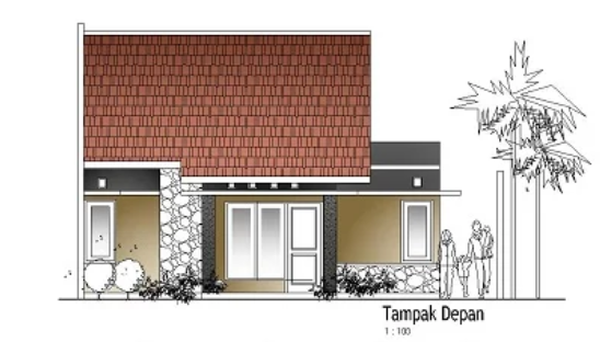 Desain rumah minimalis tradisional