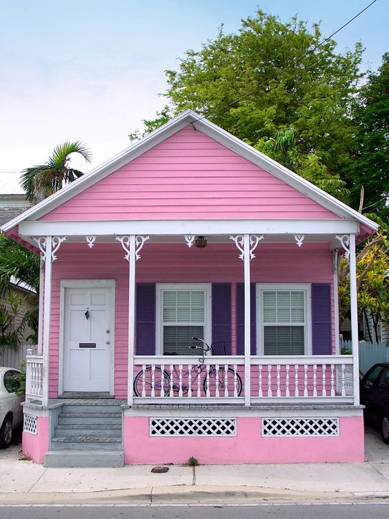 Cat Rumah Minimalis Warna Pink Melati