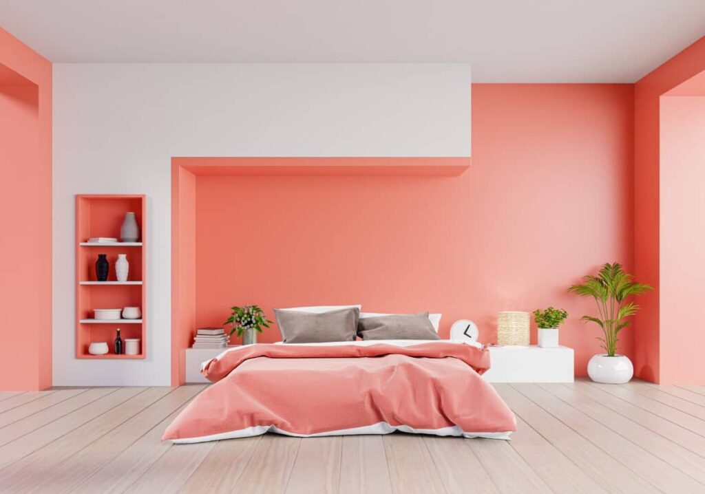 warna cat rumah coral