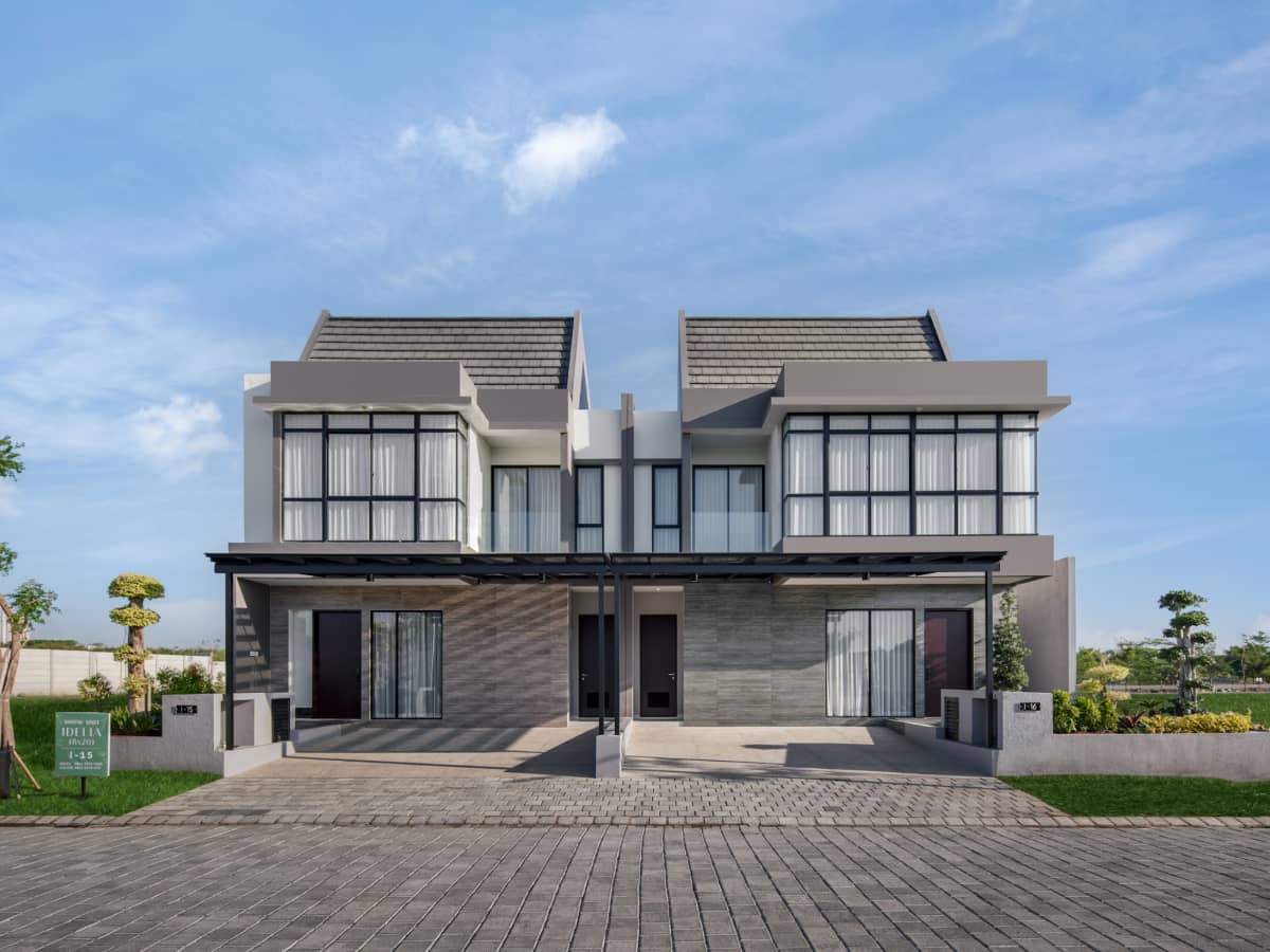 Model Rumah Sederhana Gaya Tropis Modern