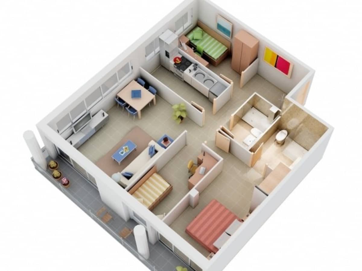 Desain Rumah 3 Kamar Kompak dengan Luas Terbatas yang Terasa Maksimal