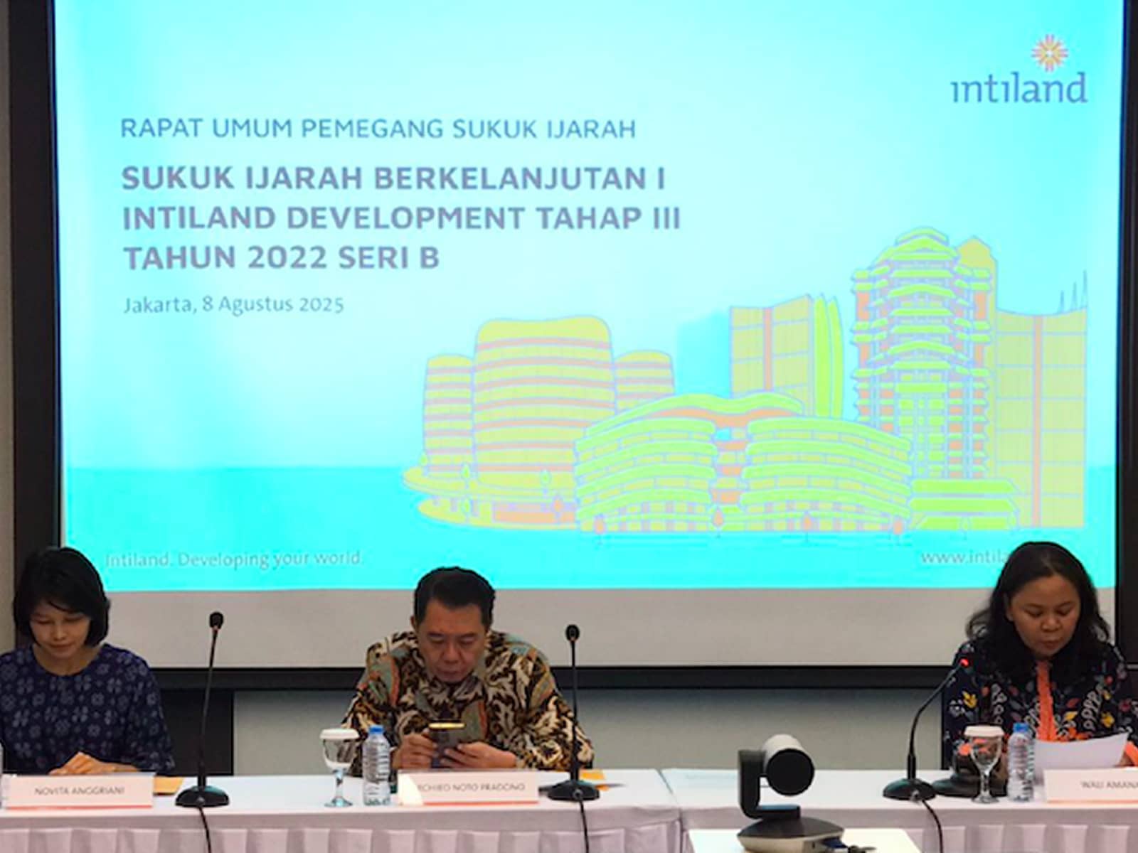 Rapat Umum Pemegang Sukuk Ijarah (RUPSI) Intiland - Agustus 2025