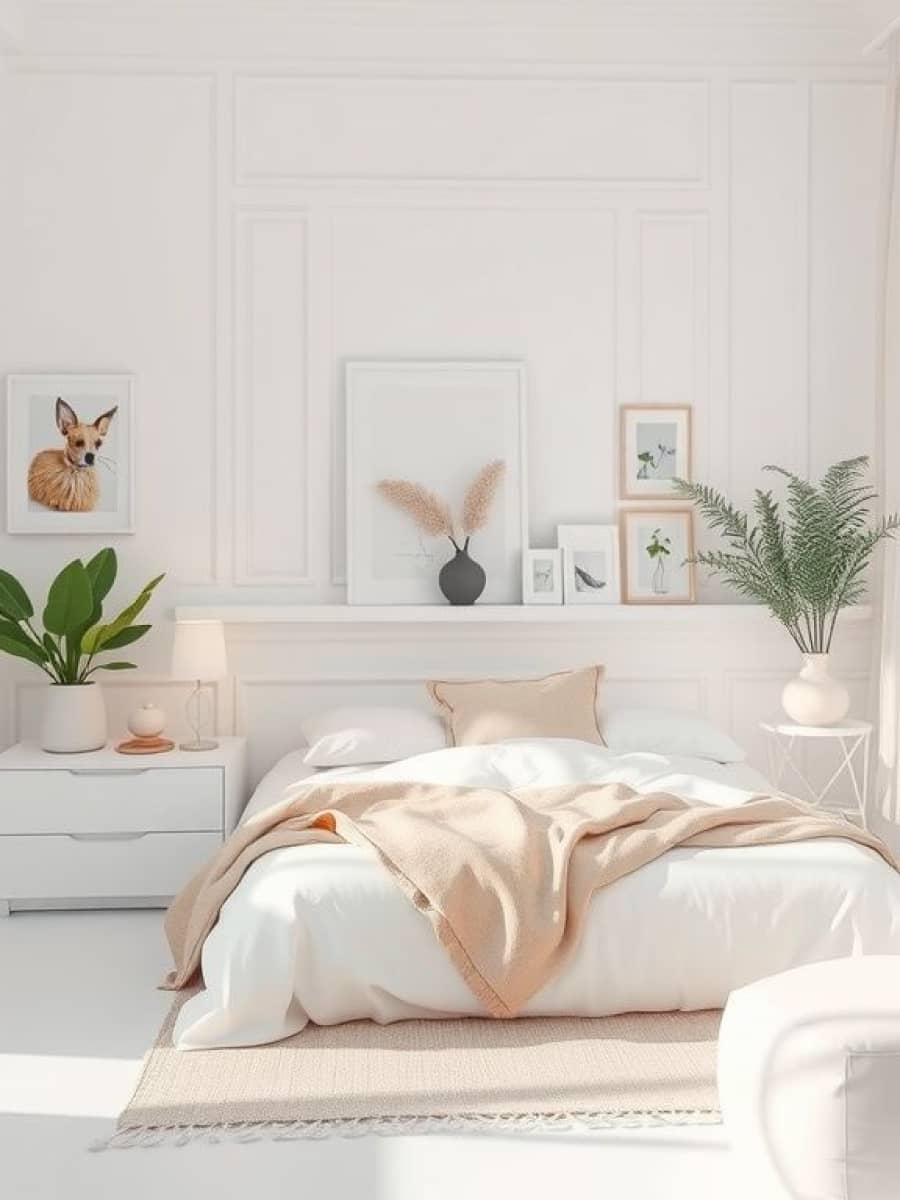 Kamar Putih Minimalis Natural