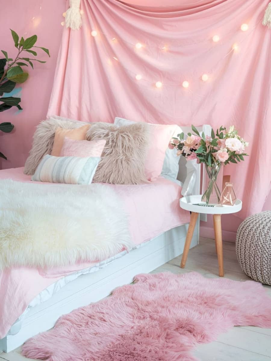 Kamar Pink Fluffy Princess