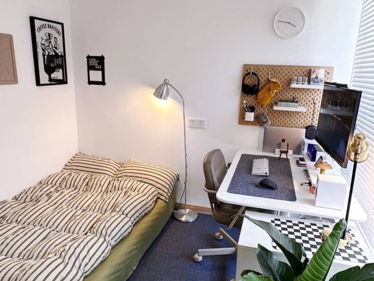 Kamar yang Produktif dengan Gaya Minimalis