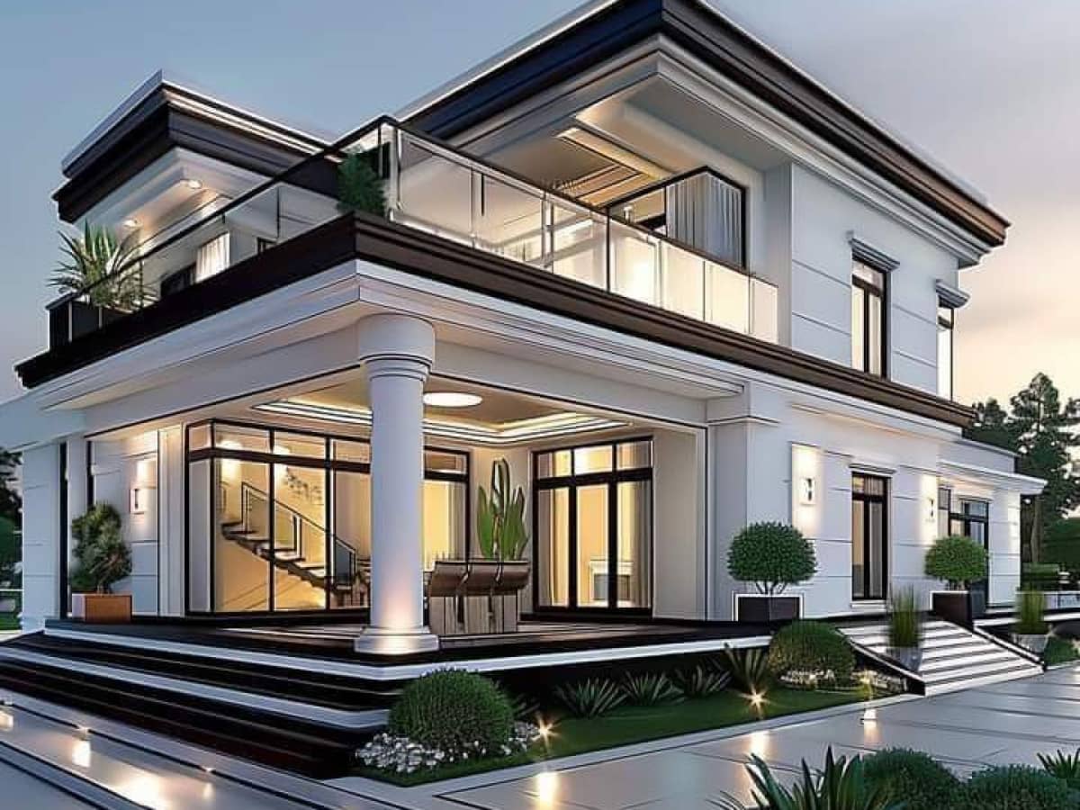 Rumah Eropa Modern dengan Sentuhan Minimalis